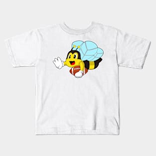 Bee American Football Kids T-Shirt